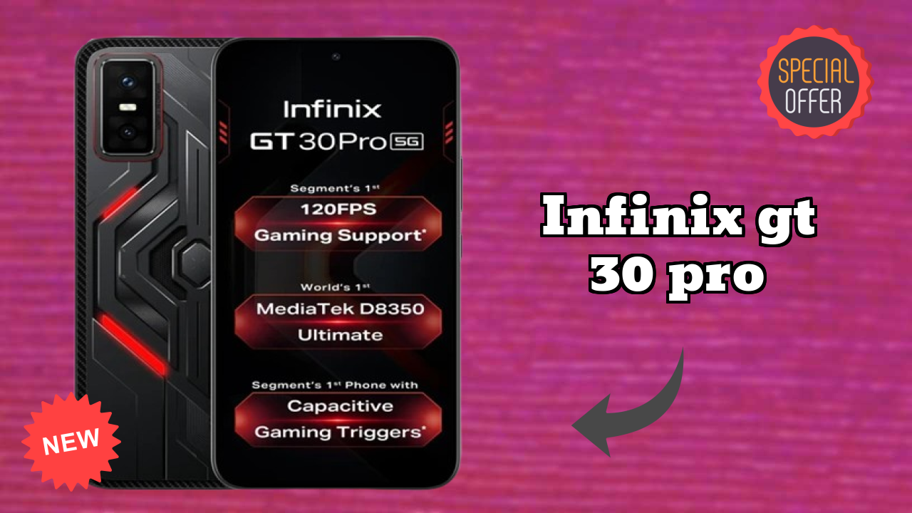 Infinix GT 30 Pro Gaming Benchmarks: MediaTek Dimensity 8350 Ultimate FPS
