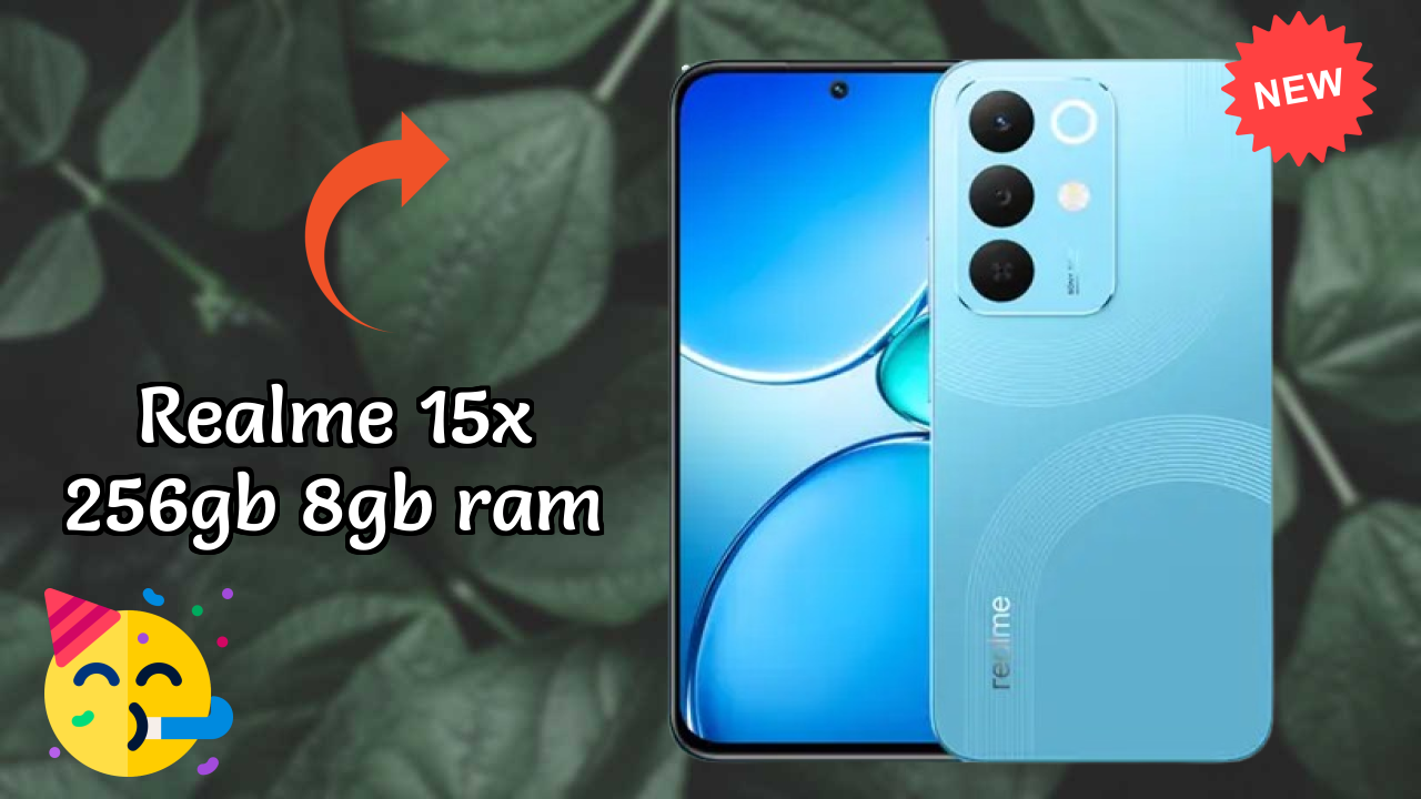 Realme 15x 256GB 8GB RAM Battery Life: 7000 MAh Charging Speed