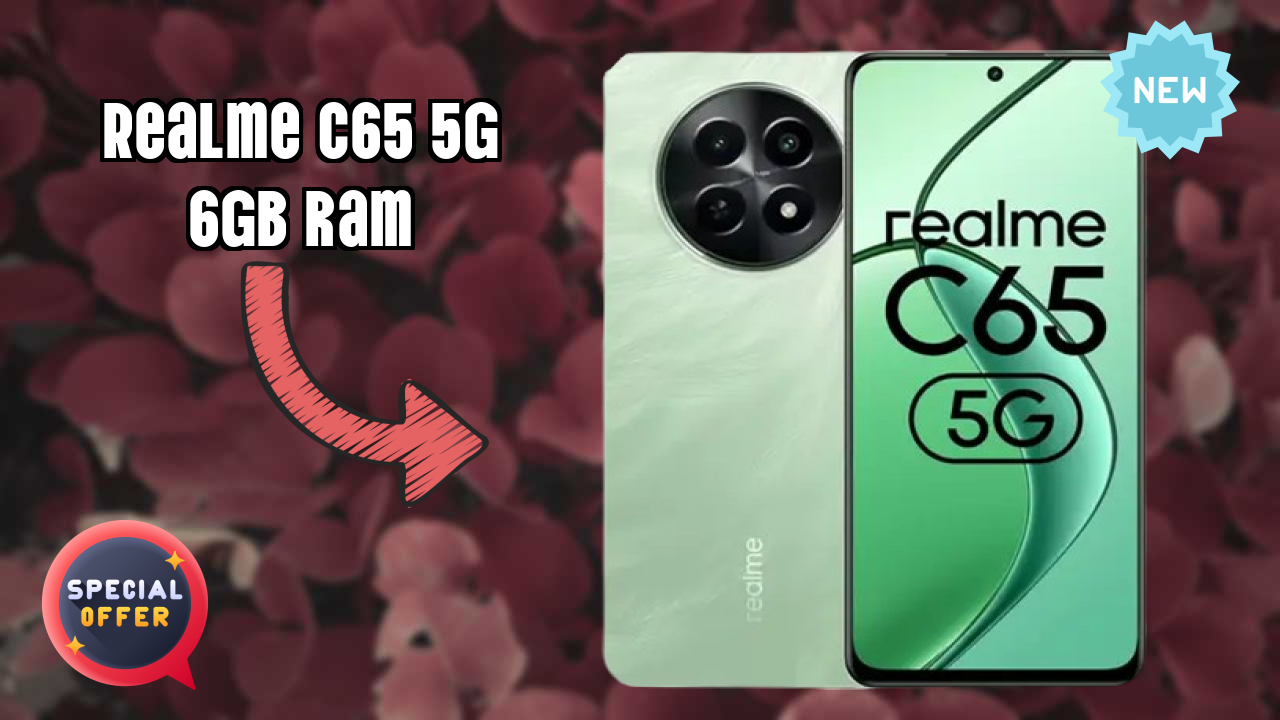 Realme C65 5G 6GB RAM Display Review: IPS LCD Technology